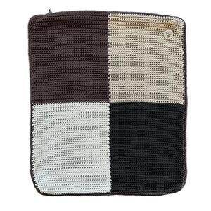 The Sak Knit Color Block Decorative Pillow Cover